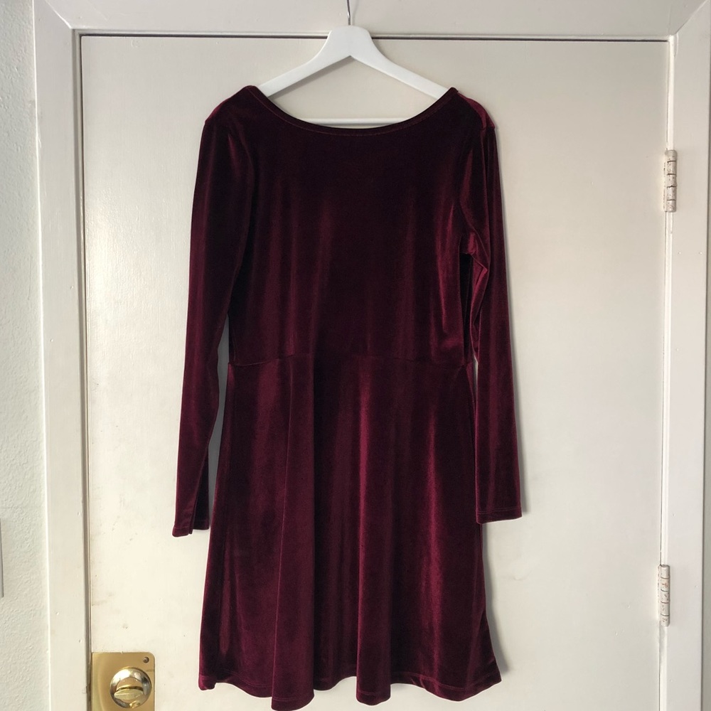 ASOS Velvet Scoop Back Dress